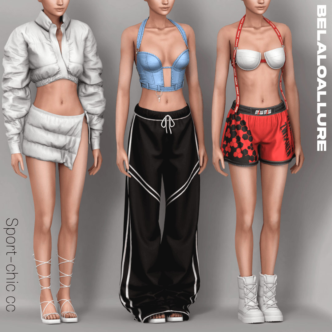 Скриншот мода Сет одежды Sport Chic